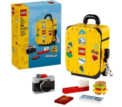 LEGO YELLOW TRAVEL SUITCASE