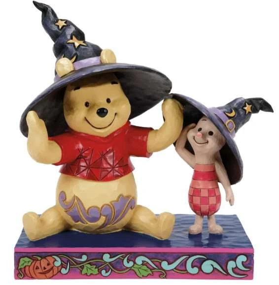 POOH AND PIGLET WITCH HATS