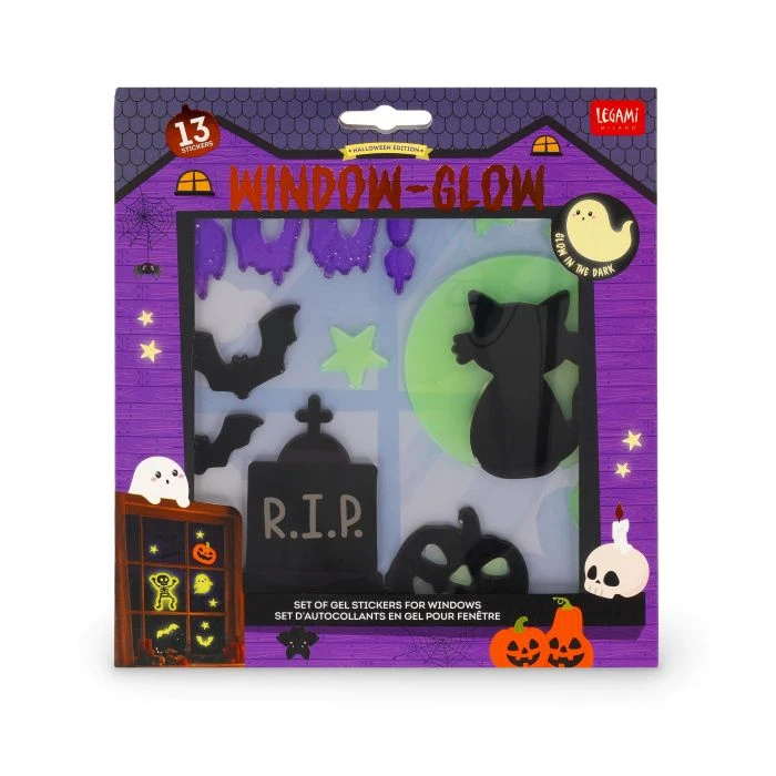 Hw Gel Stickers For Window Boo