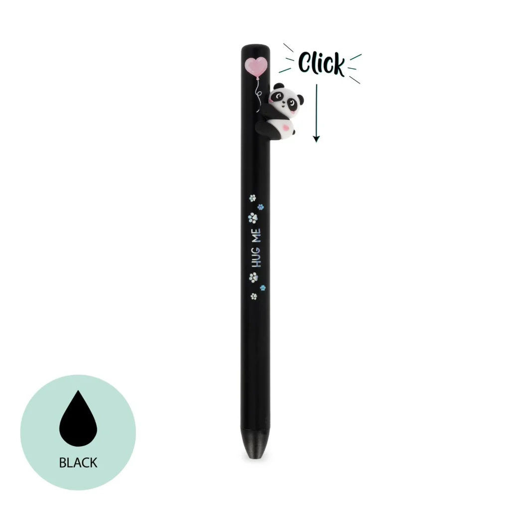Freehugs Pen Ballpoint Retr. Panda Blk