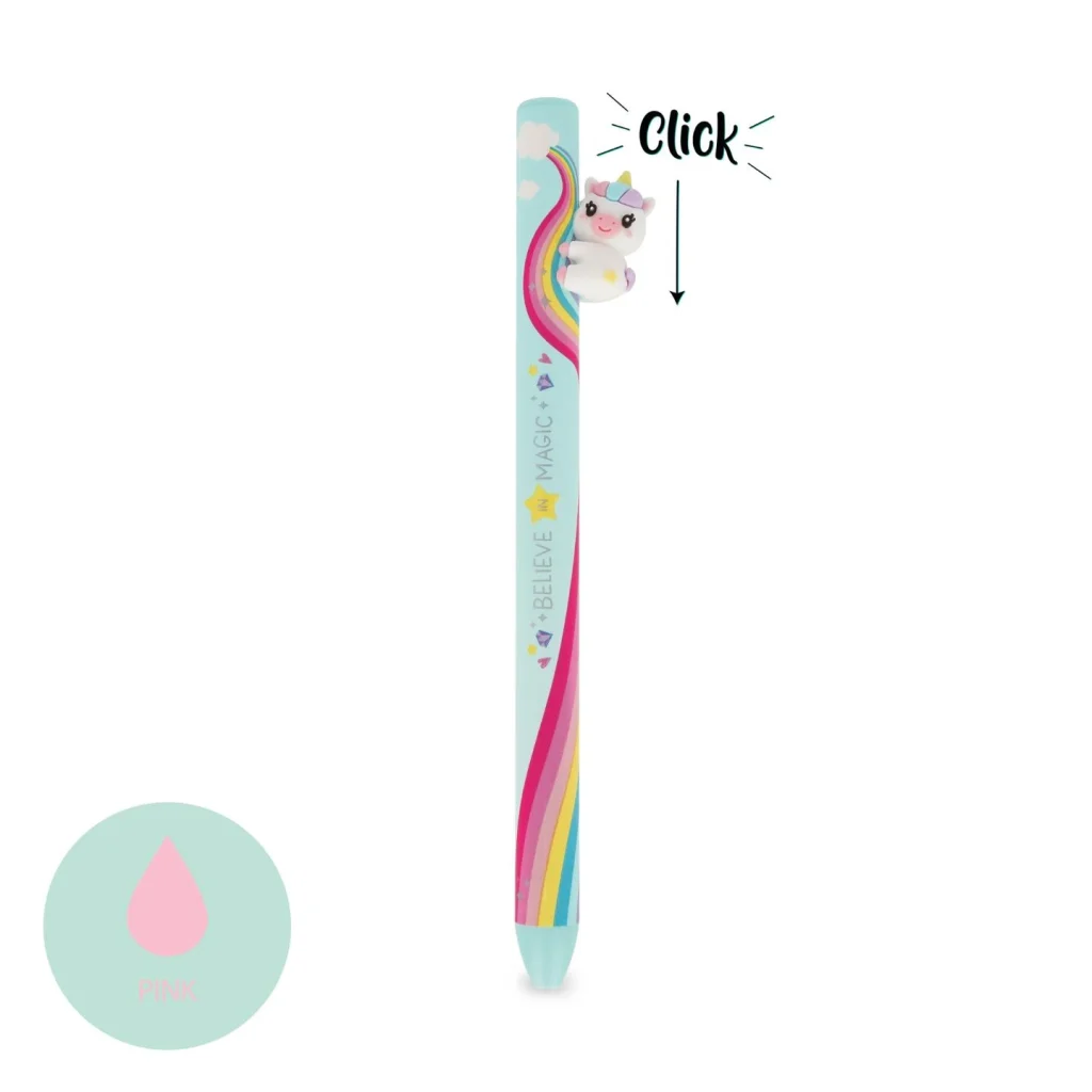 Freehugs Pen Ballpoint Retr. Unicorn Pink