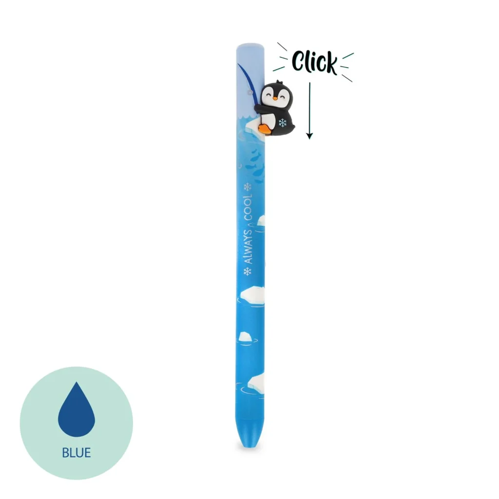 Freehugs Pen Ballpoint Retr. Penguin Blue