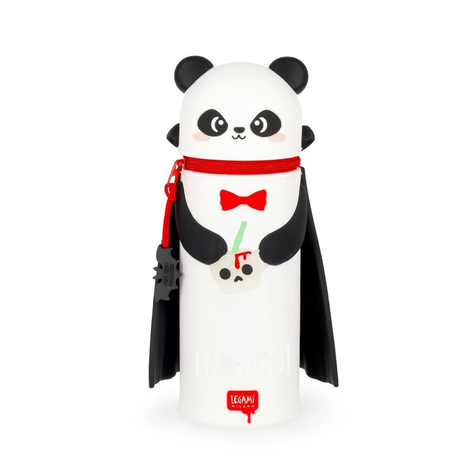 Hw Pencil Case 2-In-1 Silicone Kawaii Panda
