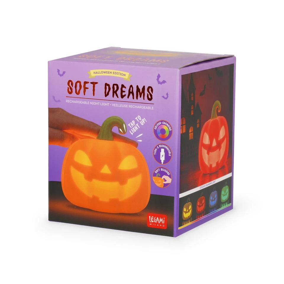 Hw Rechargeable Night Light - Pumpkin