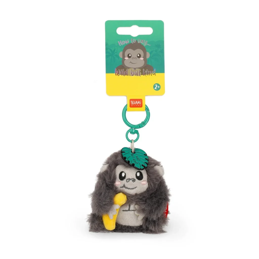 Super Soft! - Plush Key Ring - Gorilla