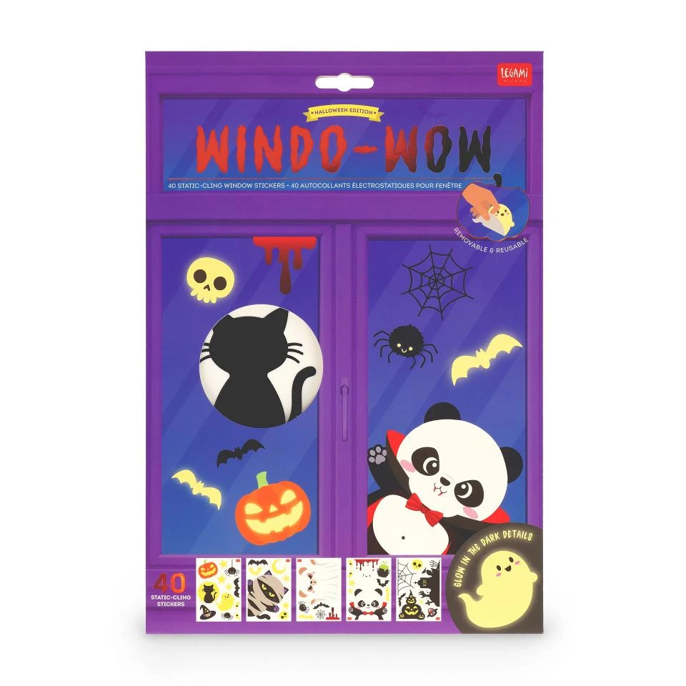 Hw 40 Static Cling Stickers - Pumpkin
