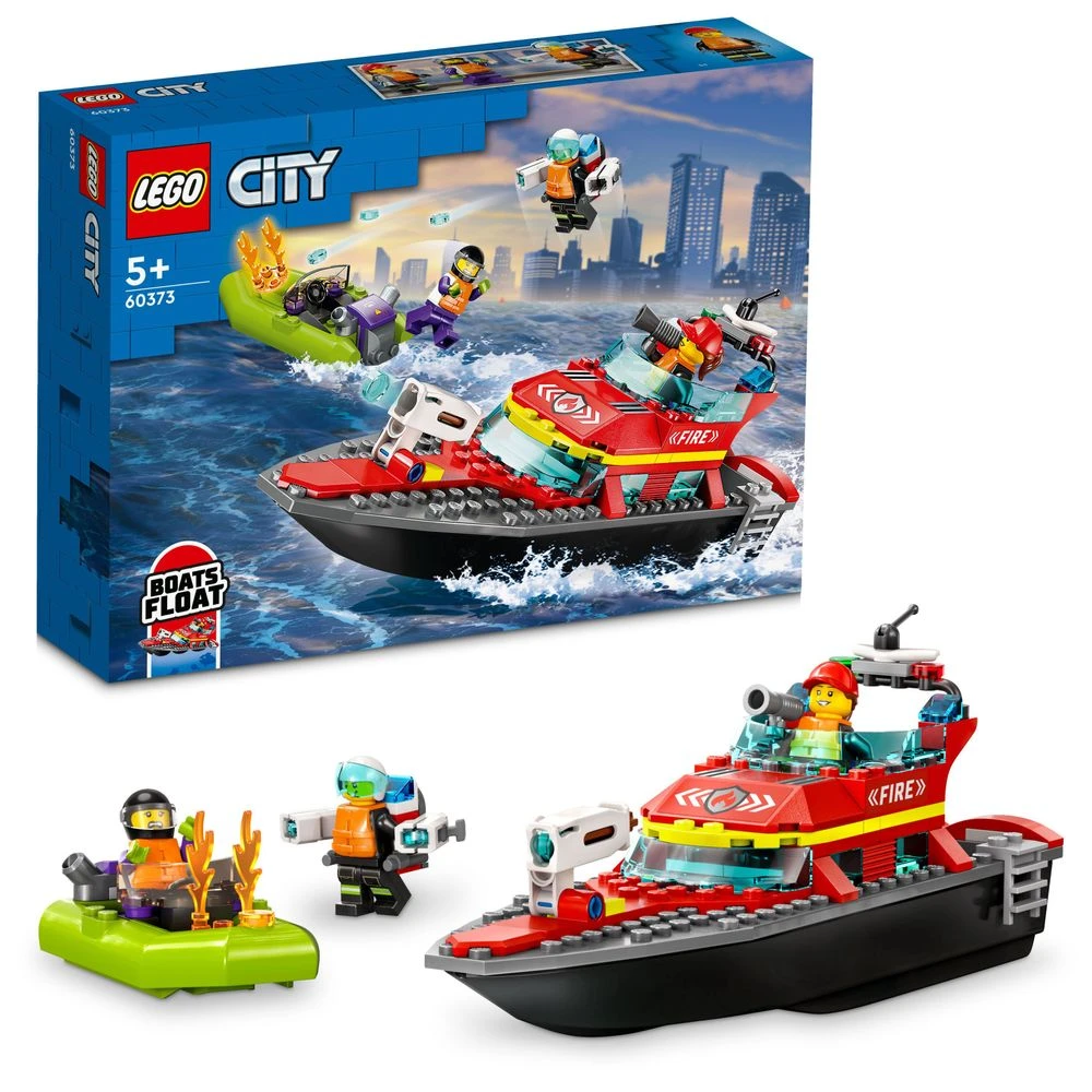 LEGO 60373 City Fire Rescue Boat