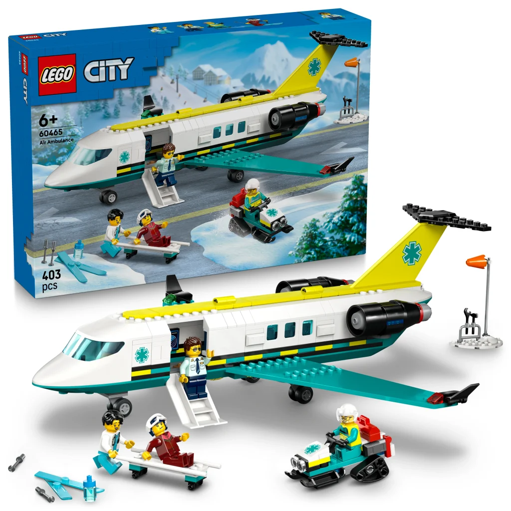 LEGO 60465 City Emergency Air Ambulance Airplane