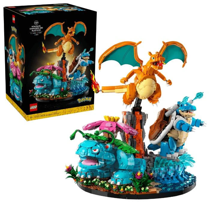 LEGO 72153 Venusaur, Charizard and Blastoise