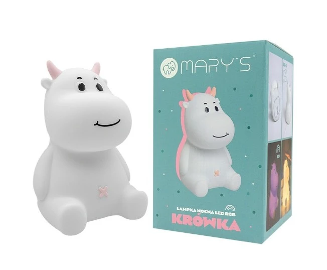 BEIGE DEERMARY'S NIGHT LAMP LED COW