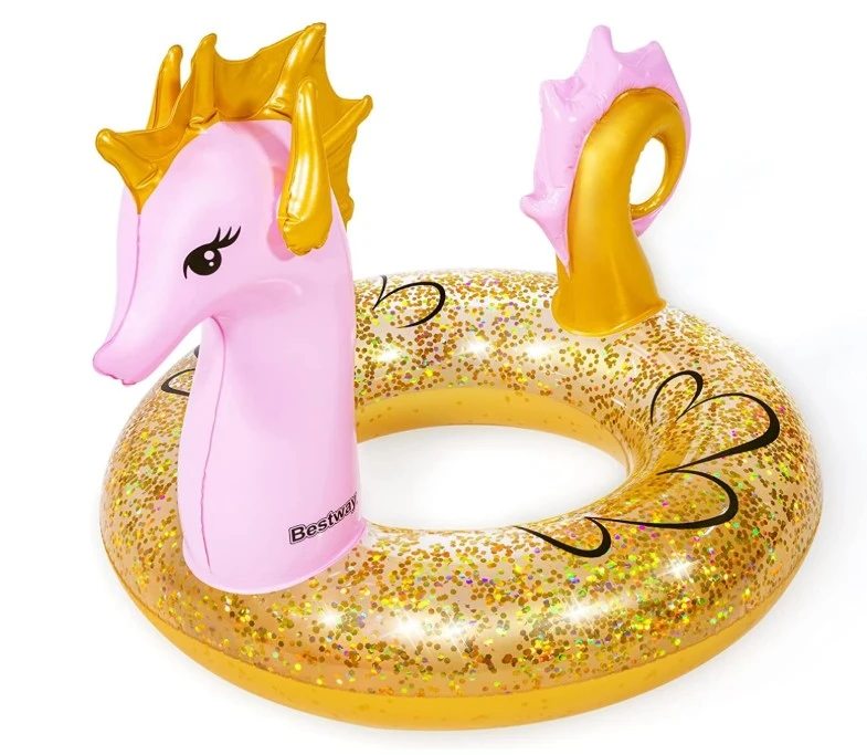 1.15MX1.04M GLITTER SEAHORSE SWIM