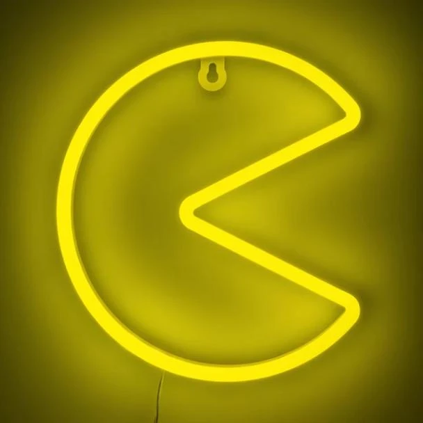 Pac Man Wall Mountable Led Neon