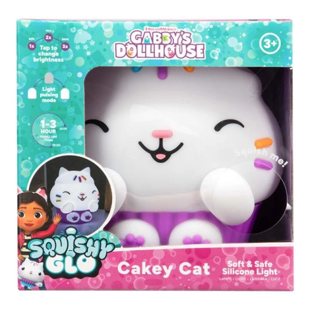 Cakey Cat Squishyglo Silicone Light Rechargeable