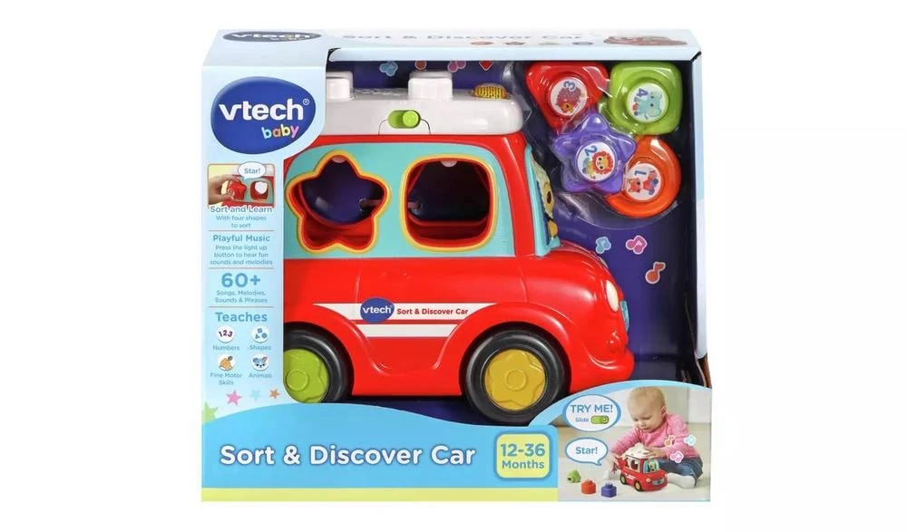 Vtech Sort & Discover Car Red