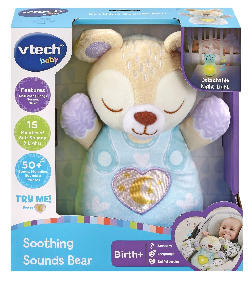 VTech Baby Soothing Sounds Bear - Blue