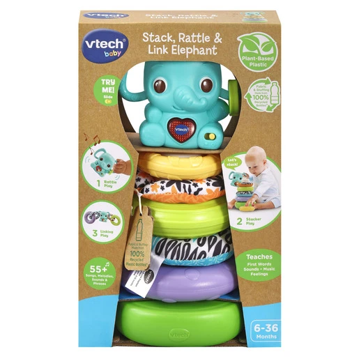 VTech Stack, Rattle & Link Elephant