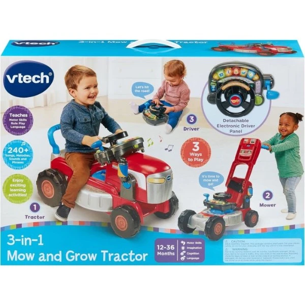 3-In-1  Mow  And  Grow Tractor