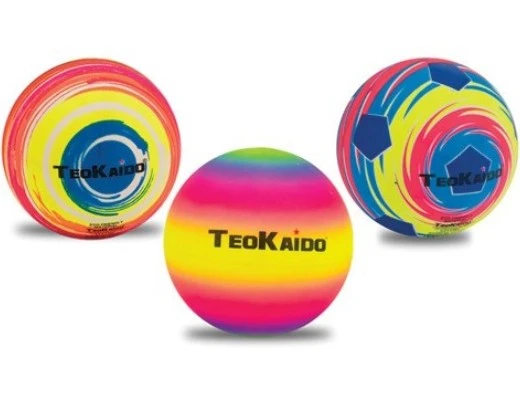 BALL RAINBOW 14CM 50GRMS ASSORTED