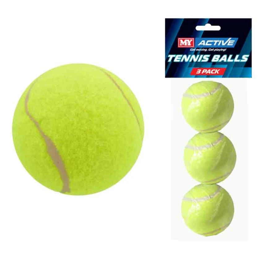 TENNIS BALLS X 3