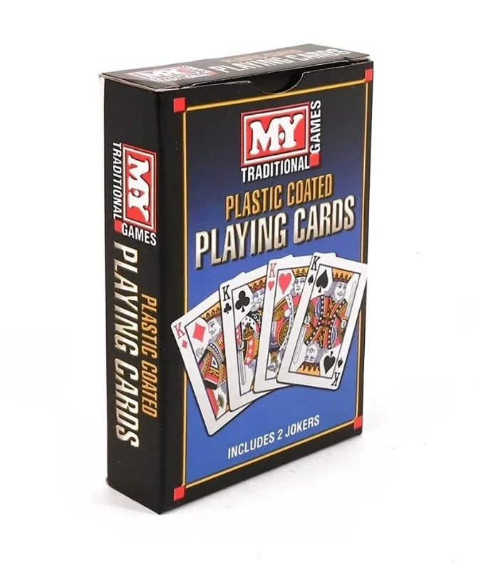 PLAYING CARDS PLASTIC COATED 12 PCS