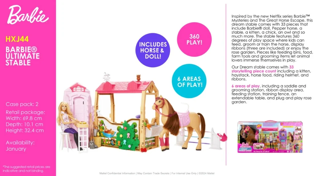 BARBIE ULTIMATE STABLE