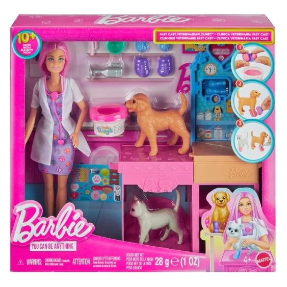 BARBIE PET VET CLINIC SET