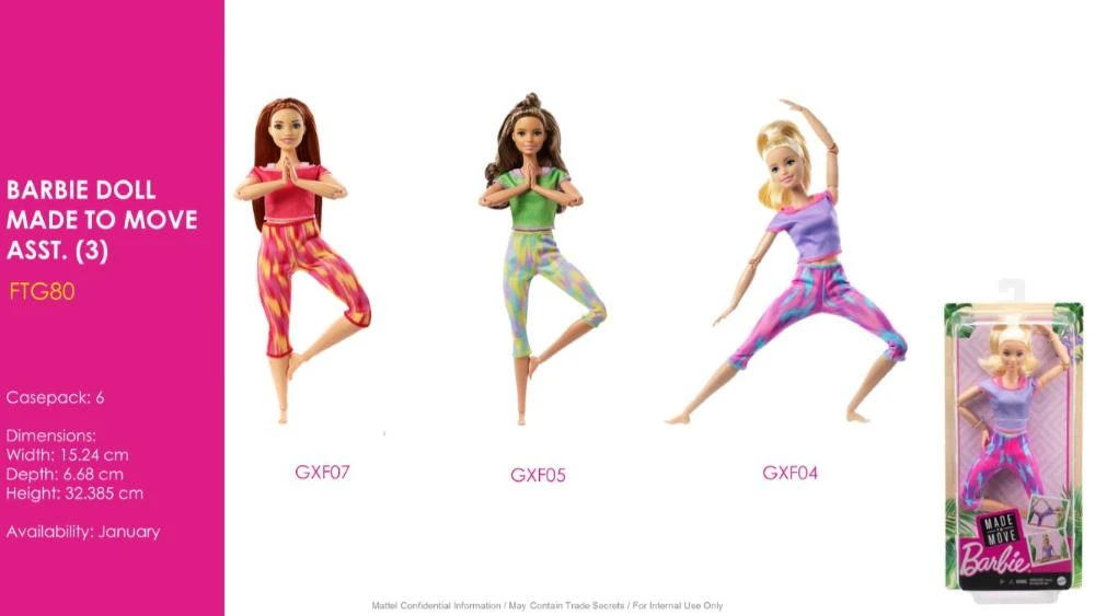 BARBIE MADE TO MOVE NEW FALL ASST