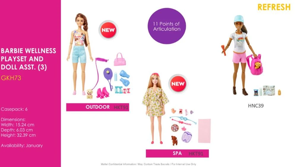 BARBIE WELLNESS PLAYSET & DOLL