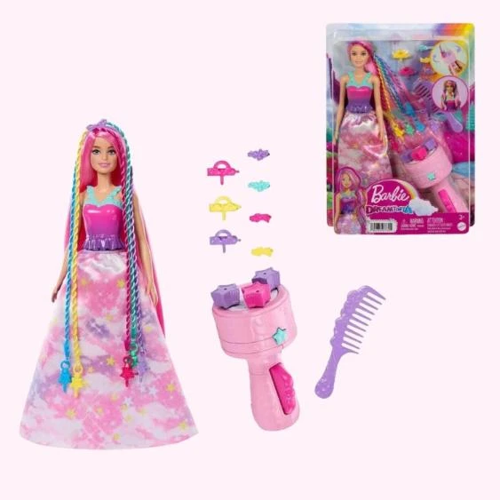 BARBIE DREAMTOPIA TWIST 'N' STYLE DOLL &
