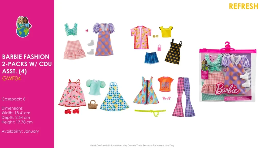 BARBIE FASHION 2-PACKS ASST.