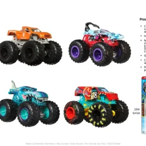 HW MONSTER TRUCKS ASST.(TEFYJ44)