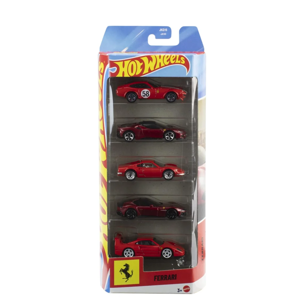 HW 5 CAR PACK ROSSO CARS