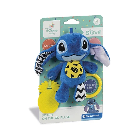 Clementoni Disney Baby Stitch Soft Rattle Blue
