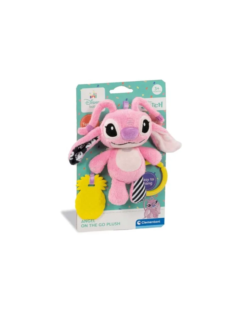 Clementoni Disney Baby Angel Soft Rattle Blue